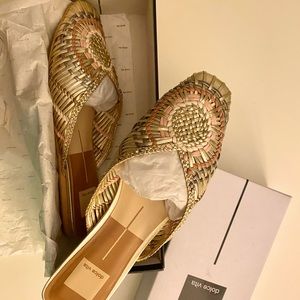 Dolce Vita Gold Slip-on Sandals BRAND NEW!!